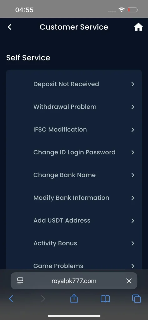 Royal PK777 Game Customer Support