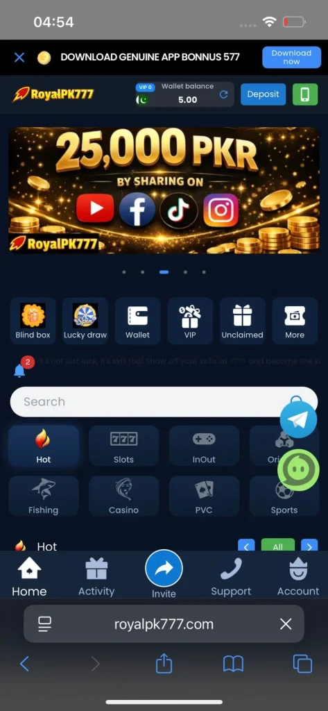 Royal Pk777 Game APK